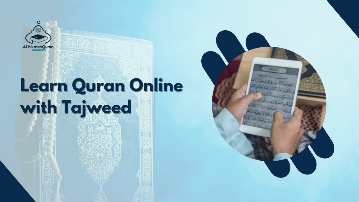 Learn Quran Online with Tajweed Graphic